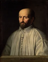 Porträt des Abtes von Saint Cyran, ca. 1643